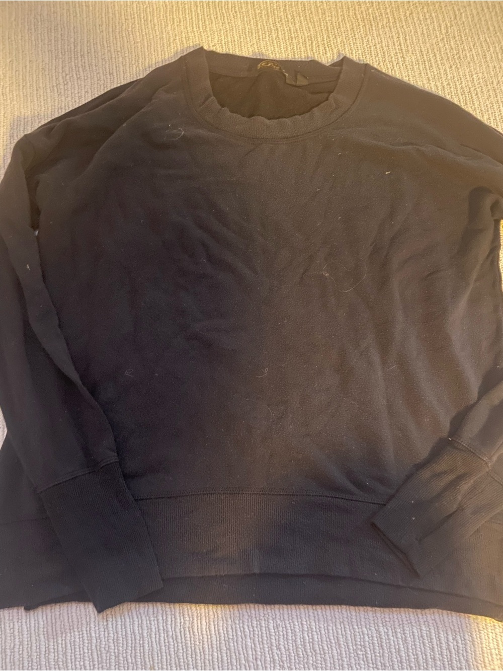 athleta Black Crewneck Sweater womens